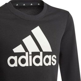 Sweat-shirt sans capuche fille G BL SWT Adidas GP0040 Noir