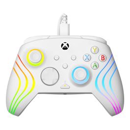 Turtle Beach TUR0840454400076 Manette Wave RGB Blanc pour Xbox Series X|S, Xbox One et PC avec fil