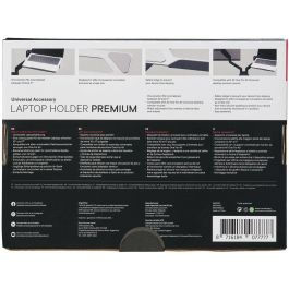 Support pour ordinateur portable - ONE FOR ALL - Vesa 75 - 10 a 17'' max - 9 kgs max - Réglage de la largeur - Rebord de sécurité