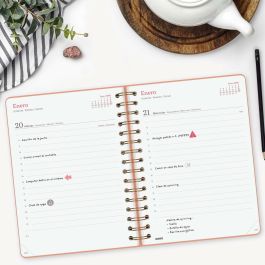 Agenda Finocam Alma Corail A5 15,5 x 21,2 cm 2026