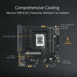 Asus TUF GAMING B760M-PLUS II Carte mère LGA 1700 DDR5 Micro ATX