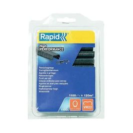 Rapid VR22 Agrafe pour grillage gris pour fixation de rouleaux de grillage et de clôtures, 5-11 mm de diamètre