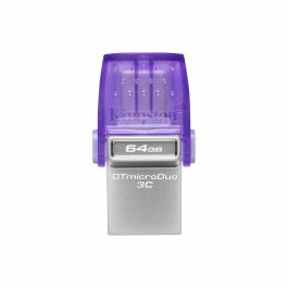 Clé USB Kingston microDuo 3C Violet Pourpre 64 GB