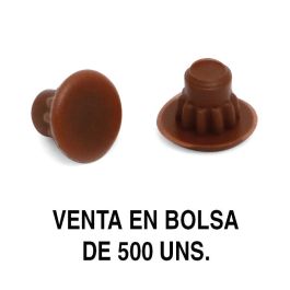 HERRAJES ALK Tapa Mina Ag.5Mm Marron Oscuro (500U)