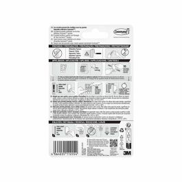 Crochet pour suspendre 3M 6,8 kg Blanc Plastique (1 Unité)