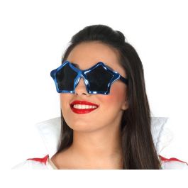 Lunettes de fête femme adulte en forme d'étoiles brillantes couleur bleu métallisé - Accessoires déguisement années 70-80 Precio: 10.5. SKU: B18AJMNLHQ