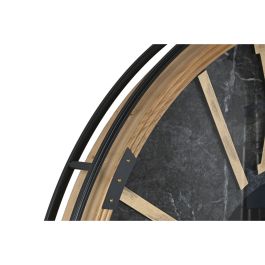 Horloge Murale Home ESPRIT Noir Doré Métal Verre 127 X 9 X 127 cm