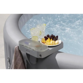 Bestway - Plateau accessoires 4-en-1 Lay-Z-Spa pour spa gonflable, 32 x 30 x 18 cm