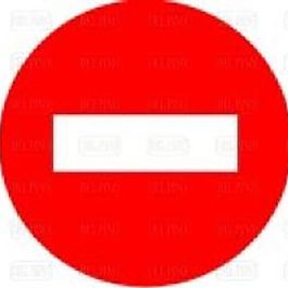 Duver Signalisation R-101 Chapa 50cm ''Dir.Prohibida'' Precio: 24.5000004. SKU: B1AC2QQRYK