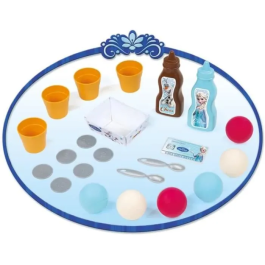 Smoby Caisse Enregistreuse Heladería Frozen pour Enfants avec 22 Accessoires et 1 Figurine Olaf