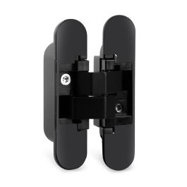 HERRAJES ALK Bisagra Invisible WING 110 5x60mm Ouverture 180° Capacité 45kg Ajuste 3D Finitions Noir Mat, Blanc Mat, Nickel Satiné
