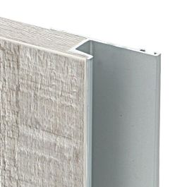 HERRAJES ALK Profilé Tirador Aluminium Calas 50A 2,60m Argent Mat (Set de 6)