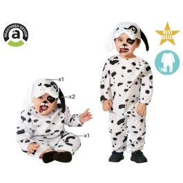 Déguisement de chien pour bébé 24 mois / 2 ans, costume avec chapeau et oreilles en polyester blanc, pour carnaval et fête, modèle unisex Precio: 16.476. SKU: S1120807