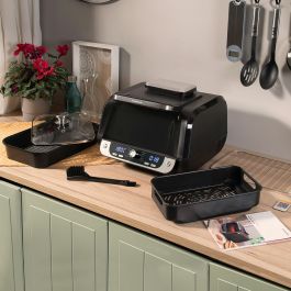 Pack Paniers en Silicone avec Pinceau pour Friteuses à Air et Friteuse à Air avec Gril, Accessoires et Livre de Recettes InnovaG