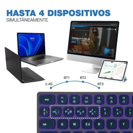 clavier et souris CoolBox COO-TEW02-BKB Noir