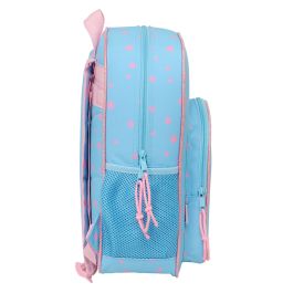 Cartable Lilo & Stitch Happy Bleu ciel 32 x 38 x 12 cm