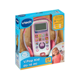 Vtech V.Pod Kid Do, Ré, Mi rose - 3-6 ans - Lecteur de musique et écouteurs - Français