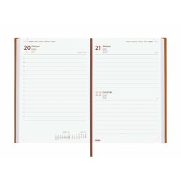 Agenda Finocam DYNAMIC MILANO Marron A5 21 x 27 cm 2026