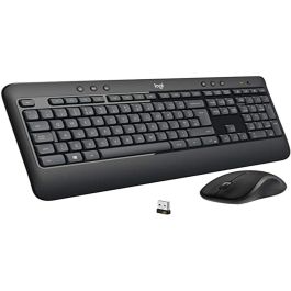 clavier et souris Logitech 920-008679 Italien QWERTY Blanc Noir