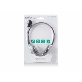 Casques avec Microphone Ewent EW3567 Noir (1 Unité)