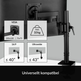 Support de table d'écran Arctic AEMNT00061A 43" 40"