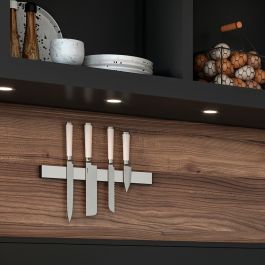 Emuca Barre magnétique pour couteaux de cuisine, Acier inoxydable