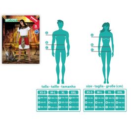 Déguisement Homme Adulte Égyptien Pharaon Rouge M-L - Costume de Fête 3 Pièces en Polyester