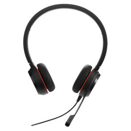 Jabra Evolve 20 Special Edition UC Duo USB Casque Binaural avec Coussinets en Simili-Cuir et Connectivité Filaire