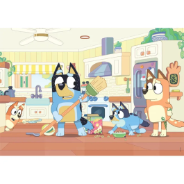 Clementoni Puzzle 60 Pièces Bluey - 33.5 x 23.5 cm - Pour Enfants - Images Captivantes et Couleurs Attrayantes