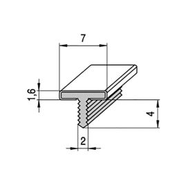 FBS Profilé en T Caleta 7mm 3m Argent Mat Precio: 16.6899996. SKU: B1AFW8DRBR