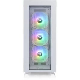 Thermaltake Divider 500 TG Snow ARGB - Boîtier PC Gamer Blanc Mid-Tower avec vitre trempée, ventilateurs ARGB, support ATX/mATX/Mini-ITX, 7 slots, refroidissement liquide