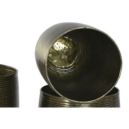 Cache-pot Home ESPRIT Cuivre Aluminium Moderne 50 x 50 x 89 cm 51,5 x 51,5 x 91 cm (5 Unités)