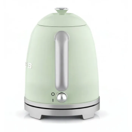 Sweiss Bouilloire Électrique Vintage KTS7 - 1000 W - Capacité 1 L - Socle 360° - Vert - Inox - Décoration Cuisine