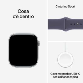 Montre intelligente Apple MEVA4QL/A Argenté 46 mm