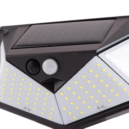 Lampe Murale LED Solaire IP65 6000K avec Capteur PIR 40.000H HO-SW6080-PIR