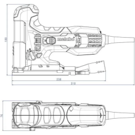 Metabo STE 100 Sierra de calar rápida - 710W, 20 hojas, MET4007430305121
