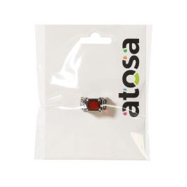 Anneau Halloween pour costume, design ténébreux en argent et noir, accessoire pour sorcière, vampire ou gothique