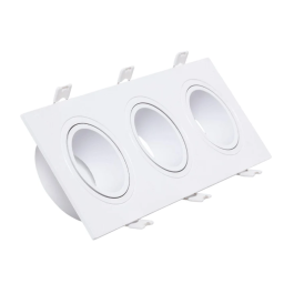 Aro Foco Downlight Rectangular Blanco 3xGU10 Policarbonato Precio: 5.4999996. SKU: B1HKHNR8FT