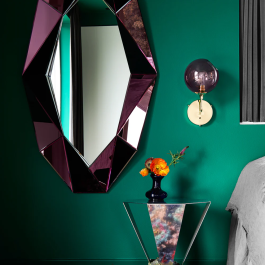 Applique Murale "Ballroom Amber" Ø370mm E27 Sans Ampoule