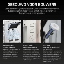 Boîtier ATX semi-tour Corsair Blanc