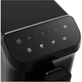 Sencor SES 6000BK - Machine à Expresso Entièrement Automatique avec Panneau Tactile LED, 20 Bars, Broyeur Inox 15 Niveaux, 1,5 L