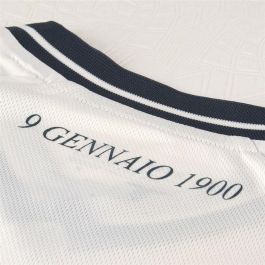 Maillot de Football à Manches Courtes pour Homme Mizuno Lazio Away Blanc 11-12 Ans