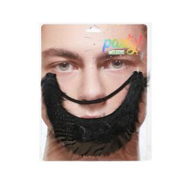 Barba Postiza Negra Style Abraham Lincoln pour Carnaval, Théâtre, Déguisement Magicien ou Sage