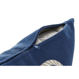 Coussin Home ESPRIT Bleu Blanc 45 x 10 x 45 cm (2 Unités)