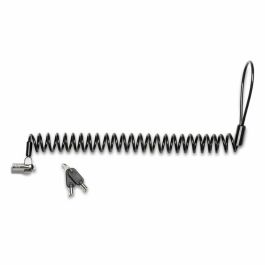 Kensington Câble de Sécurité NanoSaver Portable, Câble Antivol pour Ordinateur Portable, 2.3m, Clé, Acier au Carbone, Noir