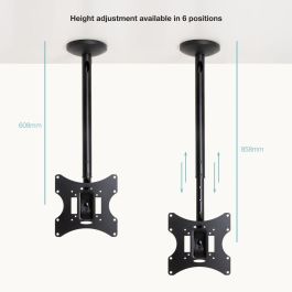 Support de plafond TooQ LPCE2301TSLI-B 30 Kg