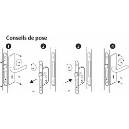 Serrure à mortaiser Yale Y60R-A50/N Acier 7,7 x 2 x 23 cm