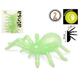 Pack de 2 Araignées Fluorescentes Vertes Glow in the Dark de 10 cm pour Halloween - Décoration Effrayante Luminescente Precio: 1.572. SKU: B1FLDHDQJ4