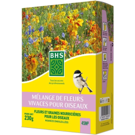 BHS - Mélange de graines de fleurs vivaces pour attirer et nourrir les oiseaux du jardin (Mésanges, Pinsons) - 18 variétés - 230 g Precio: 32.4999996. SKU: B1HPMZ58PL