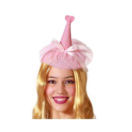 Diadème Tocar Princesa Fée Carnaval Rose Transparent avec Cœur Brillant et Ruban - Accessoire Déguisement Adulte Femme Precio: 11.6900004. SKU: B1FRZENSTB